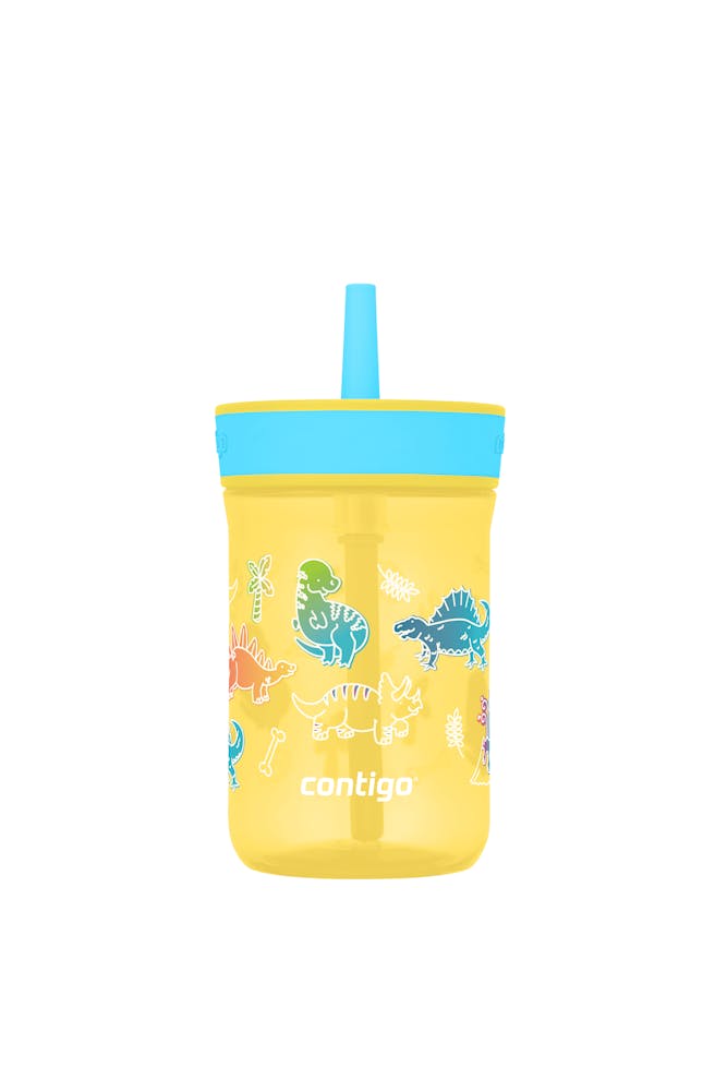 Kids’ Leighton Straw Tumbler with Spill-Proof Leak-Proof Lid, 14oz J8