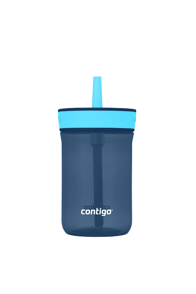 Kids’ Leighton Straw Tumbler with Spill-Proof Leak-Proof Lid, 14oz J8