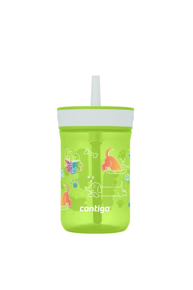 Kids’ Leighton Straw Tumbler with Spill-Proof Leak-Proof Lid, 14oz J8